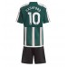 Manchester United Marcus Rashford #10 Bortedraktsett Barn 2023-24 Korte ermer (+ Korte bukser)